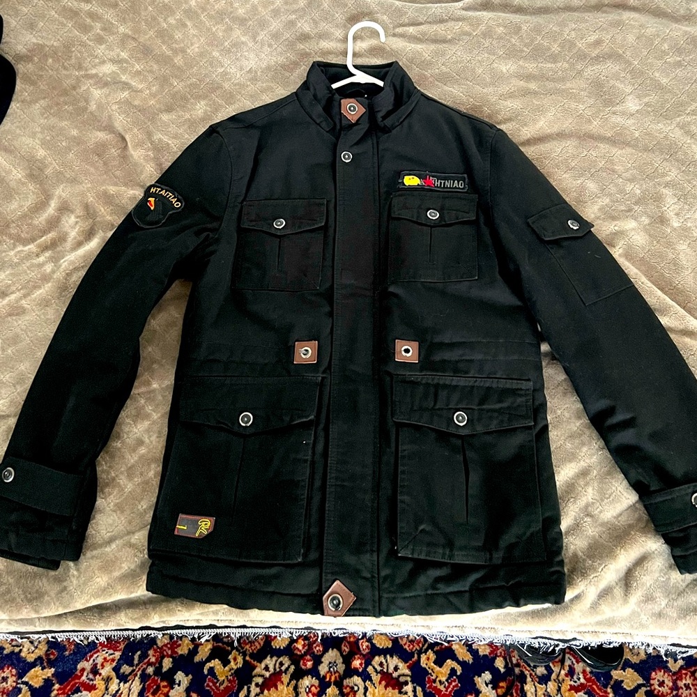 Thick insulated winter jacket